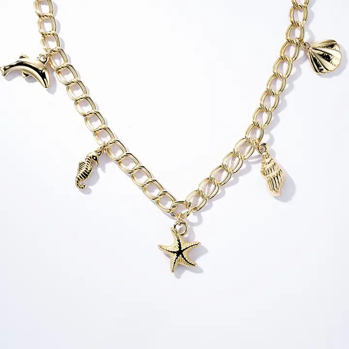 Collana "Regina dei Mari" in Acciaio Inossidabile versione silver e gold