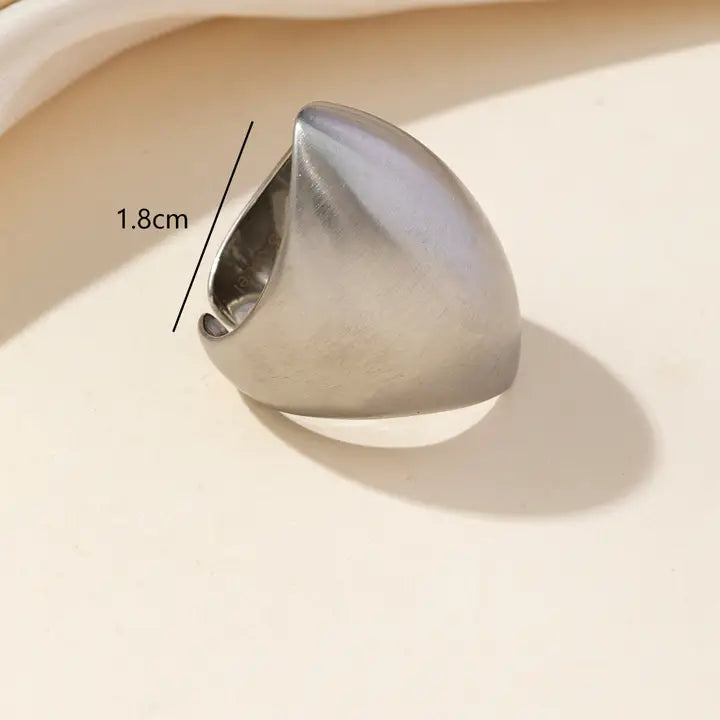 Anello “Blade” in Acciaio Inossidabile versione silver e gold