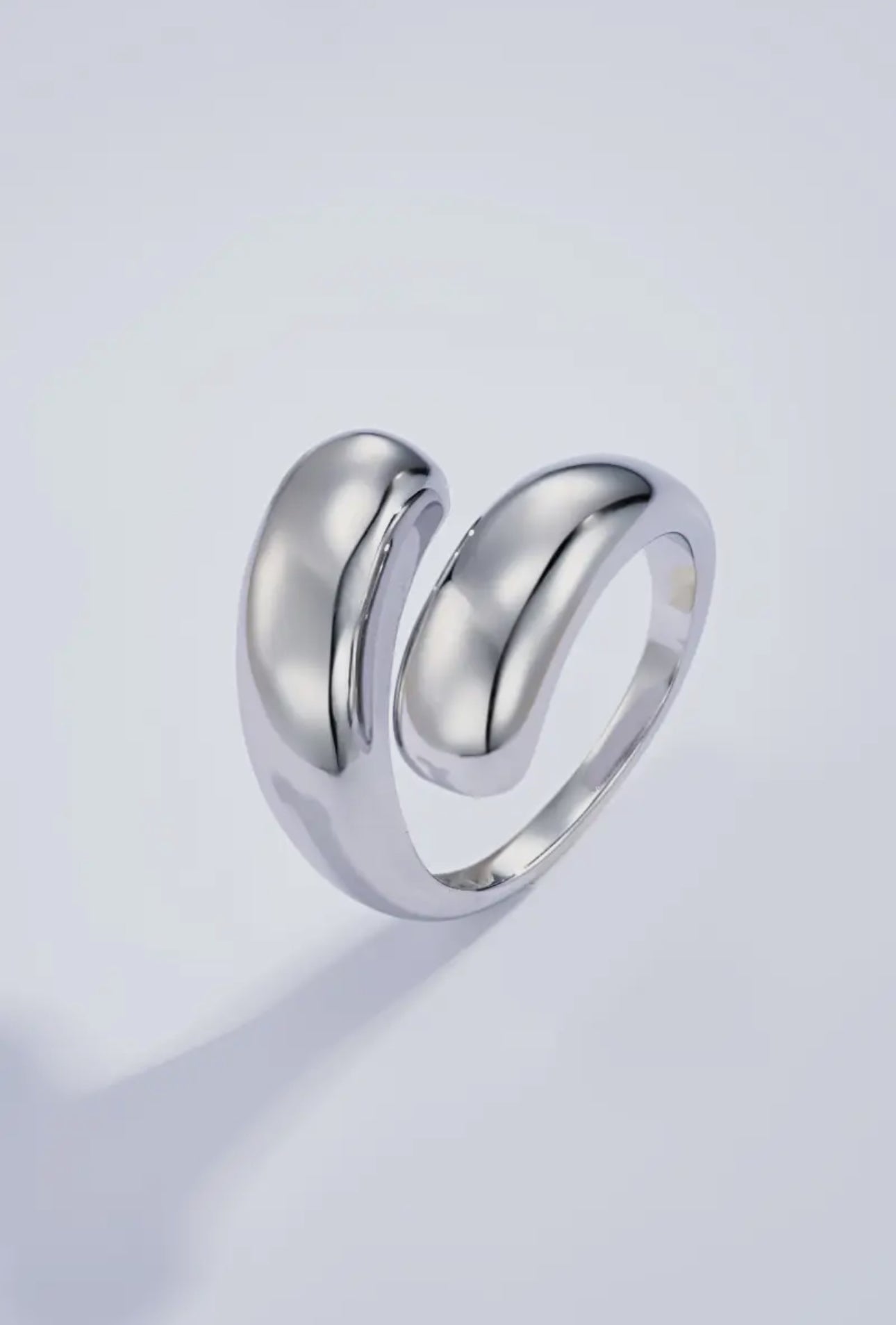 Doppia Eleganza - Anello in acciaio inossidabile anallergico versione silver e gold