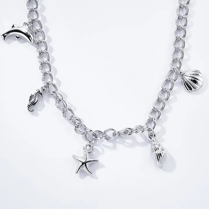 Collana "Regina dei Mari" in Acciaio Inossidabile versione silver e gold