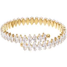 Bracciale “Luce Regale” in Acciaio Inossidabile Oro con Zirconi