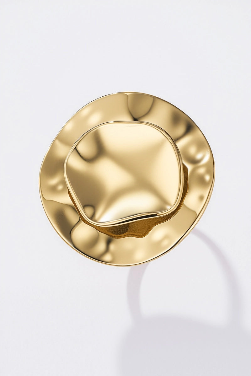 Anello AUREA – Anello Donna in Acciaio Inossidabile Design Scultoreo