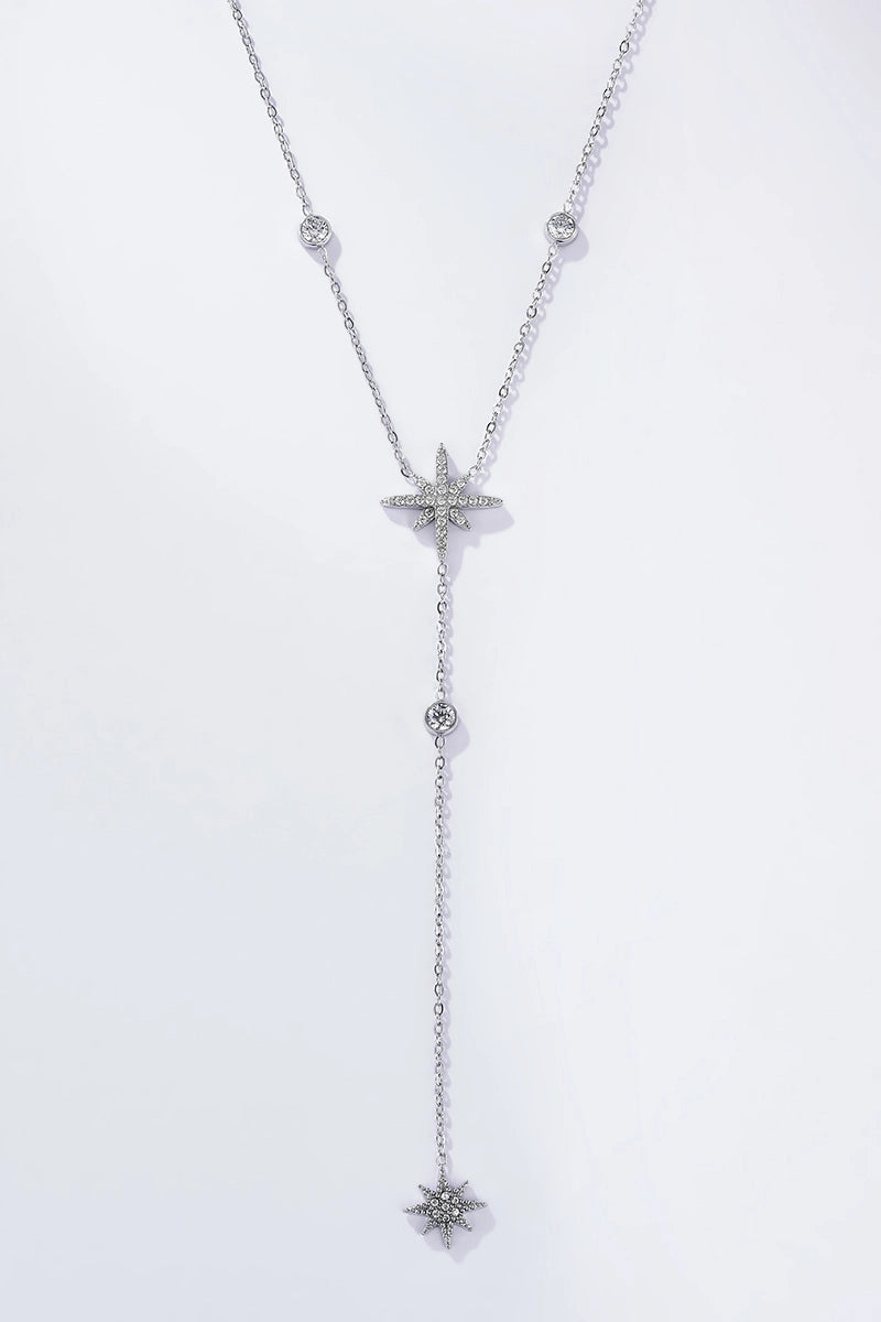 Collana STELLIA – Collana Donna in Acciaio Inossidabile con Stelle e Punti Luce