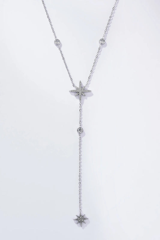 Collana STELLIA – Collana Donna in Acciaio Inossidabile con Stelle e Punti Luce