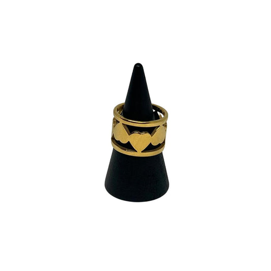 Amore Infinito - Anello cuori in acciaio inossidabile anallergico
