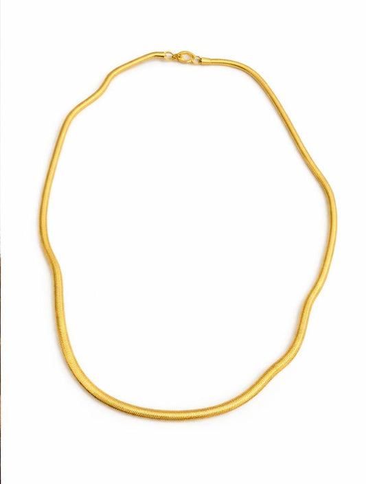 Collana Serpente Lux – Acciaio Inossidabile (Oro/Argento)