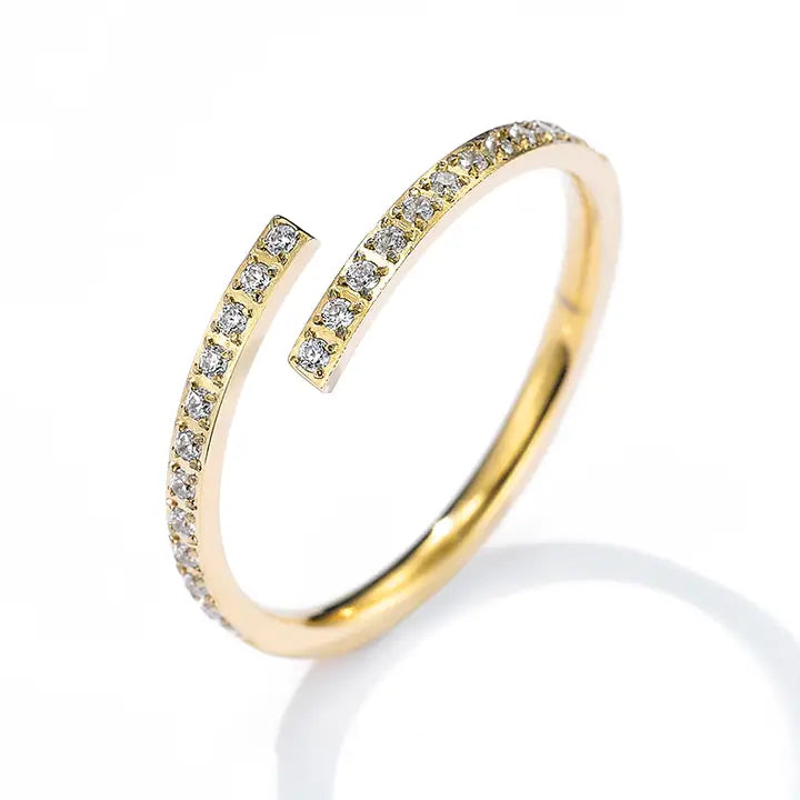 Anello "Luce Infinita" in Acciaio Inossidabile