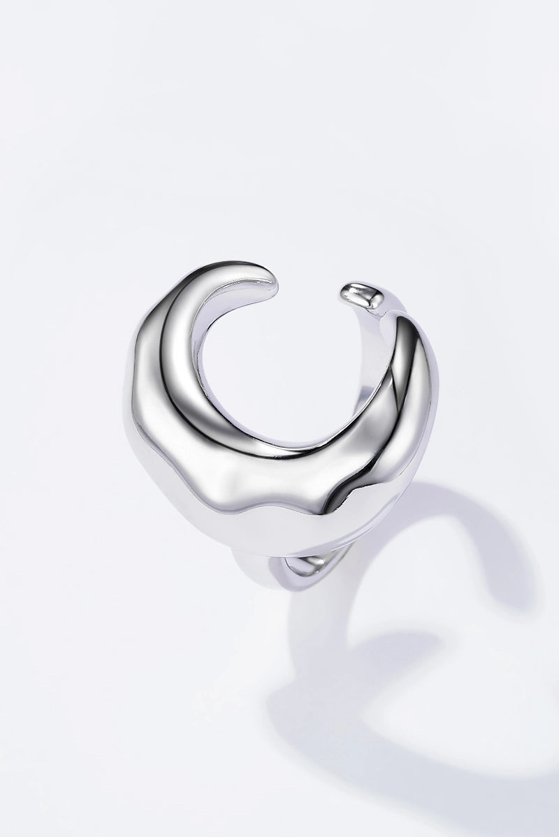 Anello LUNARA – Anello Donna in Acciaio Inossidabile Design Organico