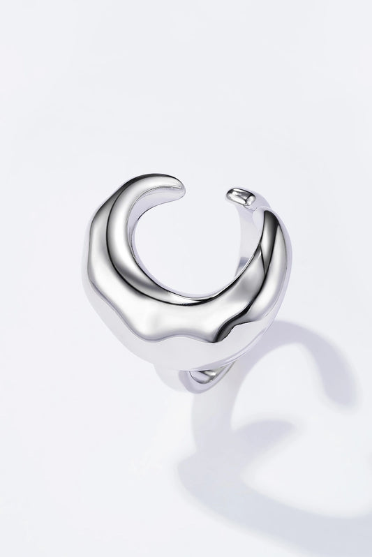 Anello LUNARA – Anello Donna in Acciaio Inossidabile Design Organico