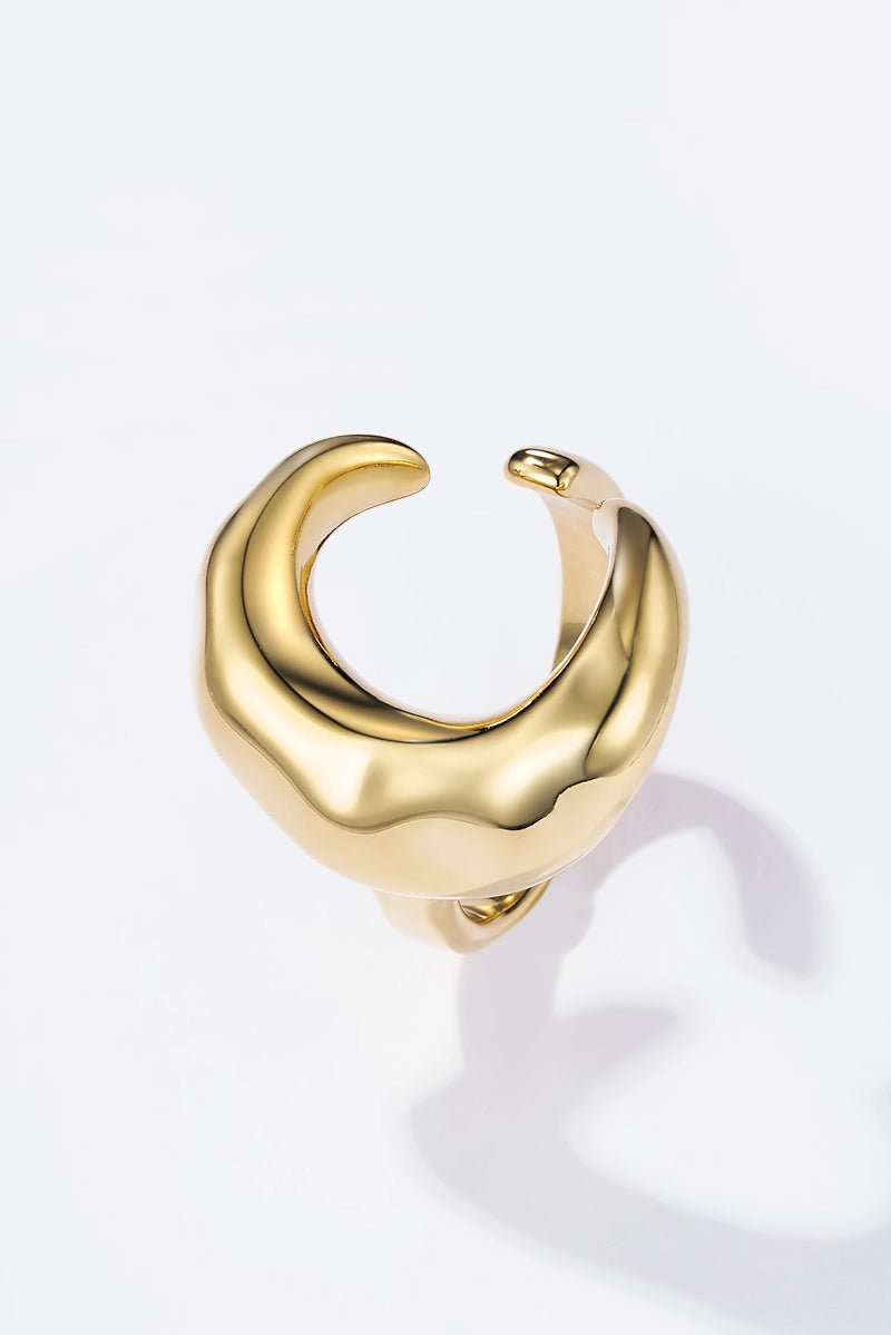 Anello LUNARA – Anello Donna in Acciaio Inossidabile Design Organico