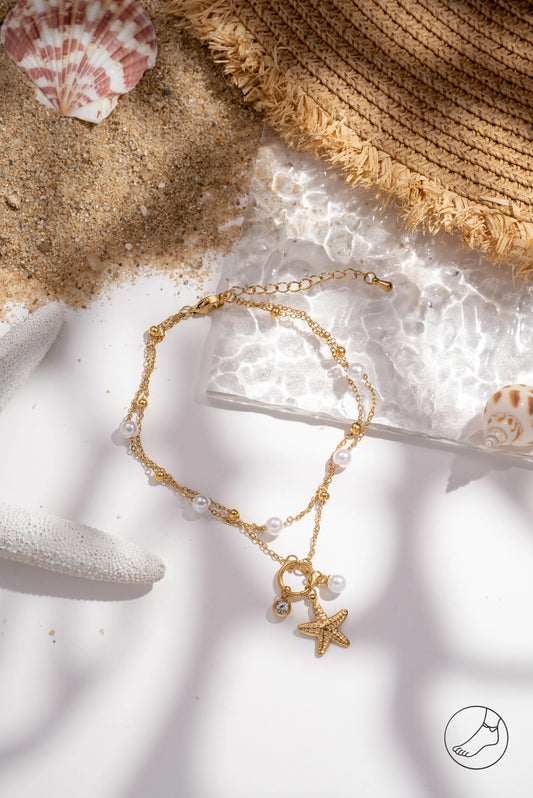 Cavigliera Golden Starfish