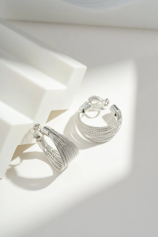 Orecchini Silver Cascade