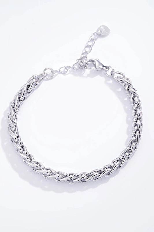 Bracciale Rope in Acciaio Inossidabile versione GOLD e versione SILVER – Maglia Intrecciata Regolabile