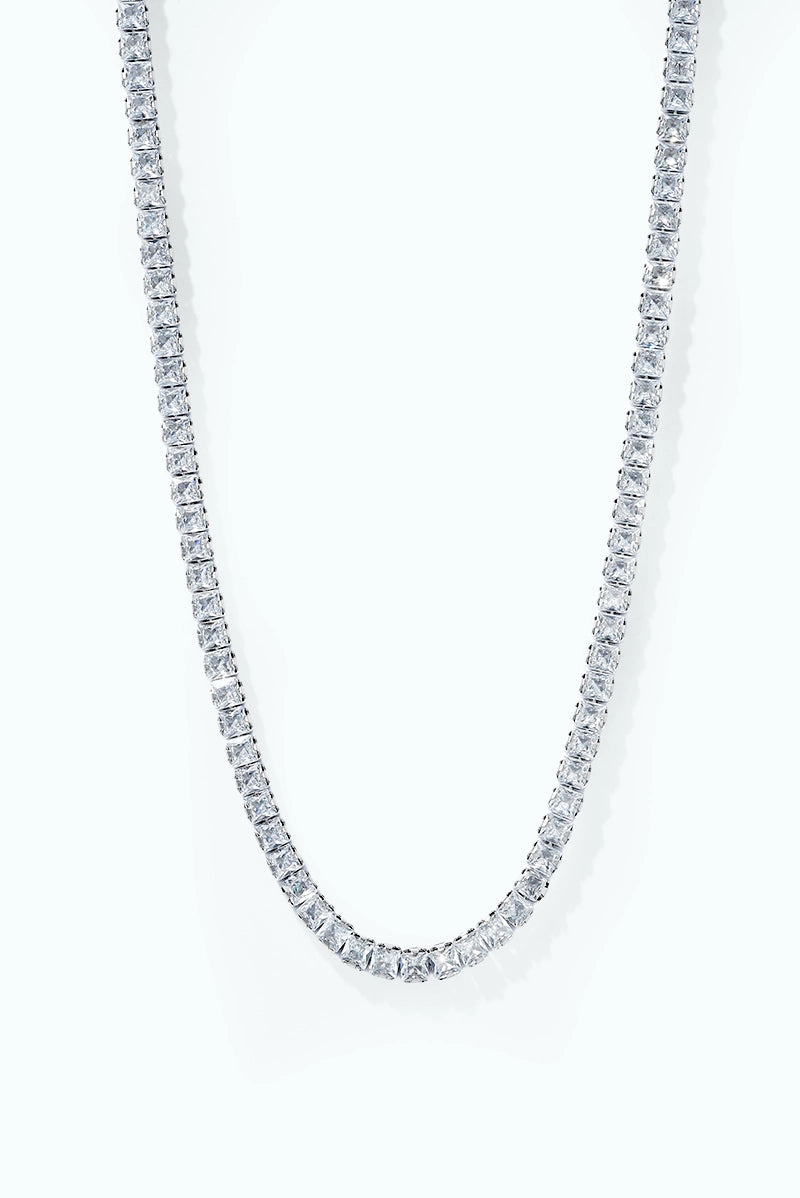 Collana Diamond Lux in acciaio inossidabile oro o argento – collana tennis con zirconi donna