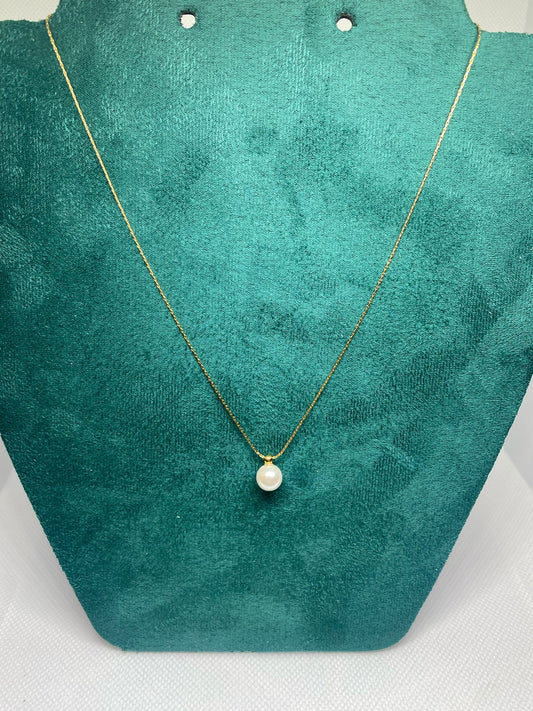 Eterna Eleganza - collana perla in acciaio inossidabile anallergico