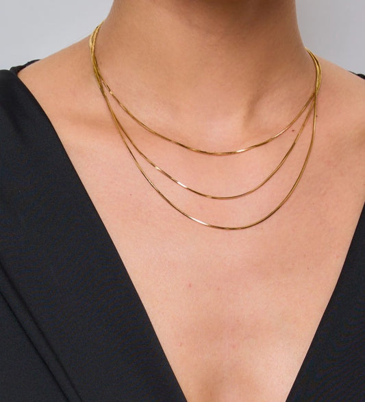 Luci di Seta - Collana in acciaio inossidabile anallergico